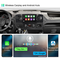8-Core 4+64GB Android 13 CarPlay Stereoradio GPS Navi für 2010-2018 Vauxhall Movano B / Renault Master / Nissan NV400, unterstützt 4G LTE, WLAN, Bluetooth, USB, DSP, RDS