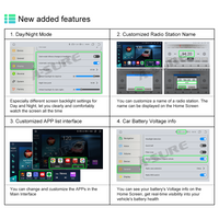 8-Core 4+64GB Android 13 CarPlay Stereoradio GPS Navi für 2010-2018 Vauxhall Movano B / Renault Master / Nissan NV400, unterstützt 4G LTE, WLAN, Bluetooth, USB, DSP, RDS