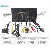 8-Core 4+64GB Android 13 CarPlay Stereoradio GPS Navi für 2010-2018 Vauxhall Movano B / Renault Master / Nissan NV400, unterstützt 4G LTE, WLAN, Bluetooth, USB, DSP, RDS