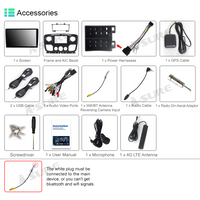 8-Core 4+64GB Android 13 CarPlay Stereoradio GPS Navi für 2010-2018 Vauxhall Movano B / Renault Master / Nissan NV400, unterstützt 4G LTE, WLAN, Bluetooth, USB, DSP, RDS
