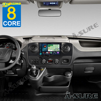 8-Core 4+64GB Android 13 CarPlay Stereoradio GPS Navi für 2010-2018 Vauxhall Movano B / Renault Master / Nissan NV400, unterstützt 4G LTE, WLAN, Bluetooth, USB, DSP, RDS