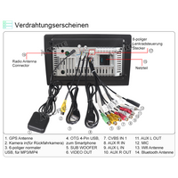 9" 2+32GB Android 13 GPS Navi Autoradio für VW Sharan ll Seat Alhambra MK2 ab 2010 Kabelloses CarPlay Android Auto Bluetooth WIFI DSP RDS 1280HD Touchscreen