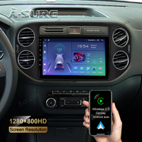 9" Android 13 Kabellos CarPlay 2+32GB Autoradio für VW Golf Plus 2004-2013 Tiguan 2007-2016 WIFI Bluetooth GPS DSP USB DAB+
