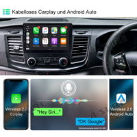 10,1 Zoll 8-Kern 4+64GB Android 14 Autoradio für 1-Din Ford Transit Custom 2018-2023, GPS Navi Kabelloses CarPlay Android Auto Rückfahrkamera DAB 4G LTE Bluetooth Wi-Fi SWC DSP FM RDS USB