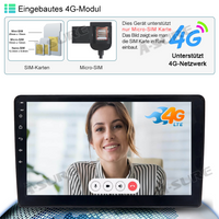 10,1 Zoll 8-Kern 4+64GB Android 14 Autoradio für 1-Din Ford Transit Custom 2018-2023, GPS Navi Kabelloses CarPlay Android Auto Rückfahrkamera DAB 4G LTE Bluetooth Wi-Fi SWC DSP FM RDS USB