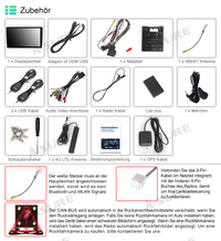 10,1 Zoll 8-Kern 4+64GB Android 14 Autoradio für 1-Din Ford Transit Custom 2018-2023, GPS Navi Kabelloses CarPlay Android Auto Rückfahrkamera DAB 4G LTE Bluetooth Wi-Fi SWC DSP FM RDS USB