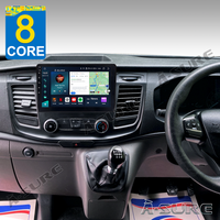 10,1 Zoll 8-Kern 4+64GB Android 14 Autoradio für 1-Din Ford Transit Custom 2018-2023, GPS Navi Kabelloses CarPlay Android Auto Rückfahrkamera DAB 4G LTE Bluetooth Wi-Fi SWC DSP FM RDS USB