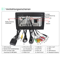 10" 2+32G Android 13 CarPlay Autoradio für VW Touran 5T1 1T3 2015-2020 WIFI BT GPS DSP RDS DAB