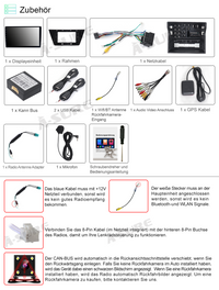 10" 2+32G Android 13 CarPlay Autoradio für VW Touran 5T1 1T3 2015-2020 WIFI BT GPS DSP RDS DAB