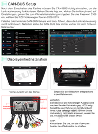 10" 2+32G Android 13 CarPlay Autoradio für VW Touran 5T1 1T3 2015-2020 WIFI BT GPS DSP RDS DAB