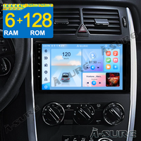 9 Zoll 6+128GB 8-Kern Android 14 Autoradio für Mercedes-Benz A/B-Klasse Viano/Vito/Sprinter W169/639/245, 1280HD IPS Touchscreen kabelloses CarPlay Android Auto 4G LTE GPS-Navigation Bluetooth 5.0 Wi-Fi DSP RDS USB Rückfahrkamera