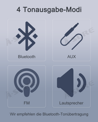 Tragbares Autoradio mit 7-Zoll-IPS-Touchscreen und kabellosem CarPlay und Android Auto für die Armaturenbrettmontage, universeller Multimedia-Player für Auto, LKW, SUV, Wohnmobil usw.