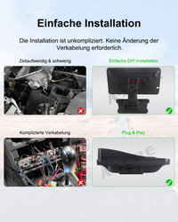 Tragbares Autoradio mit 7-Zoll-IPS-Touchscreen und kabellosem CarPlay und Android Auto für die Armaturenbrettmontage, universeller Multimedia-Player für Auto, LKW, SUV, Wohnmobil usw.