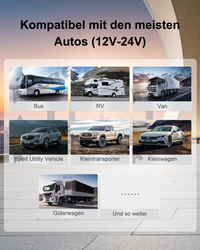 Tragbares Autoradio mit 7-Zoll-IPS-Touchscreen und kabellosem CarPlay und Android Auto für die Armaturenbrettmontage, universeller Multimedia-Player für Auto, LKW, SUV, Wohnmobil usw.