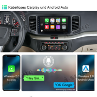 8-core 4+64GB Android 14 GPS Navi Car Radio for VW Sharan ll Seat Alhambra MK2 (from 2010) Wireless CarPlay Android Auto 4G LTE Bluetooth WIFI DSP RDS 1280HD