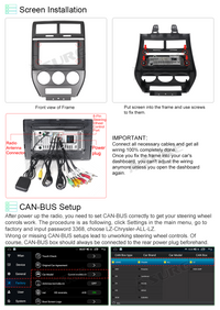 ASURE 10.1" Apple Carplay Android 10 Car Stereo Radio 2+32G Head Unit DSP BT for Jeep Compass 2007 2008