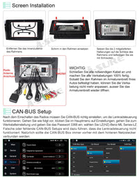 Android 12 Autoradio Carplay Android Auto Navi für Mercedes-Benz M/ML-Class W164