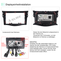 Android 12 Autoradio Navi Wireless Carplay 2+32GB für Toyota RAV4 MK3 2006-2011