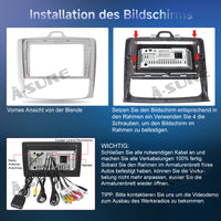 9 Zoll 2+64GB Android 14 Autoradio für Ford Focus MK2 2004-2011, 1280x800 IPS Touchscreen kabelloses CarPlay Android Auto GPS-Navigation Lenkradsteuerung Bluetooth 5.0 Wi-Fi DSP FM RDS USB