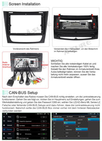 Android 12 Autoradio Navi 2+32GB Mercedes-Benz E-Klasse CLS C219 W211 C209
