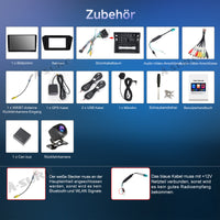 10,1 Zoll 2+64GB Android 14 Autoradio für VW Passat B8 2015-2019, 1280HD IPS Touchscreen kabelloses CarPlay Android Auto GPS-Navigation Bluetooth 5.0 Wi-Fi DSP FM RDS USB Rückfahrkamera