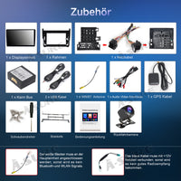 9 Zoll 2+64GB Android 14 Autoradio für VW Polo V 6C 2008-2017 mit 1280HD IPS Touchscreen kabelloses CarPlay Android Auto GPS-Navigation Bluetooth 5.0 Wi-Fi DSP USB Rückfahrkamera