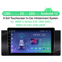 Für BMW E39 5er E53 X5 520i 530d 540i GPS 9" Android 12 Navi Autoradio 2+32GB Carplay DAB 