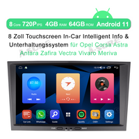 4+64G Wifi Navi Android 11 GPS BT Autoradio OPEL Meriva Astra H Zafira B Antara