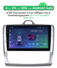 9" Autoradio für Ford Focus Mk2 2004-2011 Carplay Android 12 GPS Navi WIFI 