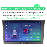 Android 12 Radio GPS Navi Carplay Autoradio GPS für OPEL Astra Vectra Zafira Corsa 2+32G 