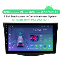 Android 12 Autoradio Navi Wireless Carplay 2+32GB für Toyota RAV4 MK3 2006-2011