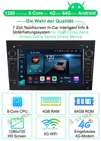 9" Android 13 Autoradio 4+64GB 8-Kern Navi für OPEL VAUXHALL HOLDEN CarPlay ChatGPT WIFI 4G GPS