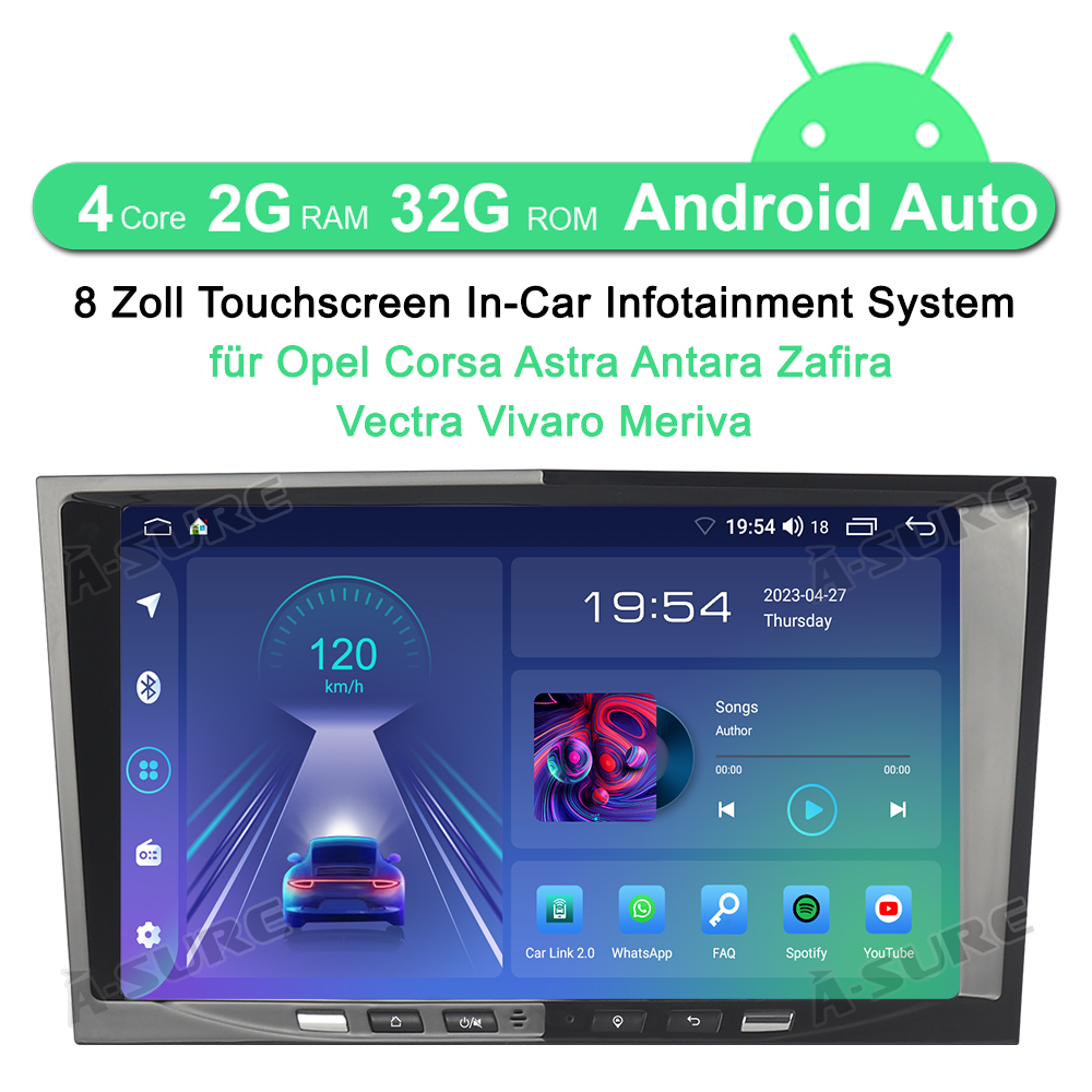 Erisin ES8760PB 7" DSP Android 10.0 Car DVD CarPlay & Auto GPS 4G DAB For Opel Vauxhall Vivaro Astra Corsa Zafira - Erisin Car DVD Player | Car GPS Navigation | Autoradio | Car Multimedia