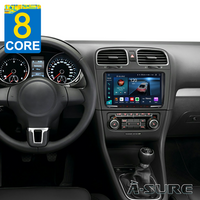 4+64GB Android 13 Autoradio Octa-Core 4G ChatGPT Navi WIFI für VW GOLF 5 6 PASSAT Tiguan