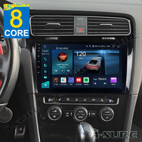 4+64GB Android 13 Autoradio Octa-Core Navi für VW Golf 7 Golf yl Schwarz 4G LTE WIFI ChatGPT DSP