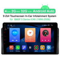 9" Wireless Carplay 32GB Android 12 Navi Autoradio GPS Für BMW 3er E46 318 
