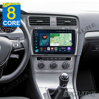 4+64GB Android 13 Autoradio Octa-Core Navi für VW Golf 7 Golf yl Silber 4G LTE WIFI ChatGPT DSP