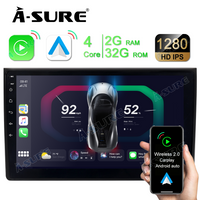 9'' 32GB Android 12 Radio navigationsgerät GPS Carplay 1280*720 IPS Für Audi A4 S4 RS4 B6 B7