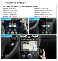 Für Opel Zafira Corsa D Astra H Antara Vectra C Android 12 Autoradio GPS Navi 
