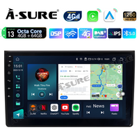 4+64GB Android 13 Autoradio CarPlay GPS Navi für Audi A4 S4 RS4 B6 B7 BOSE WIFI BT DSP ChatGPT
