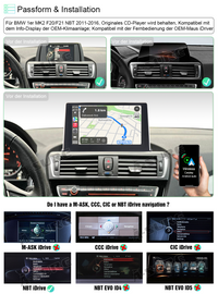 2+32GB Für BMW F20 F21 NBT 2011-2016 Android 12 Autoradio GPS NAVI DAB Carplay 