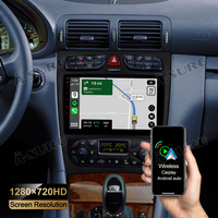 4G LTE 9'' Radio 4+64GB GPS Navi Carplay Android Auto für Mercedes Benz C-Klasse W203