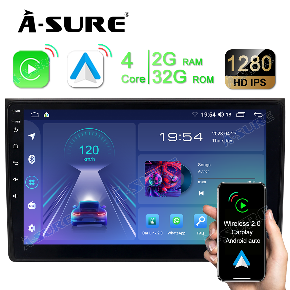 9'' 2G+32 GB Android 12 Autoradio GPS NAVI BT5 USB für Audi A4 S4 RS4 B6 B7 BOSE