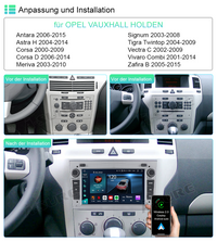 9" Android 13 Autoradio 4+64GB 8-Kern Navi für OPEL VAUXHALL HOLDEN CarPlay ChatGPT WIFI 4G GPS