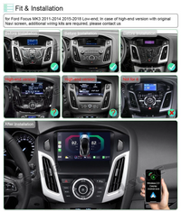 Radiorahmenblende für Ford Focus MK3 (2012-2018)