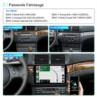 9'' Android 12 Autoradio 2+32G für 3er BMW E46 318 320d 325i WiFi DAB+ Navi GPS