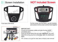 Radiorahmenblende für Ford Focus MK3 (2012-2018)