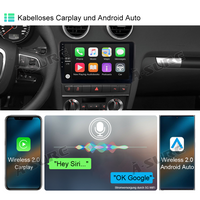 4+64GB Android 13 Autoradio Carplay 8-Core für AUDI A3 S3 RS3 8P 8V Bose GPS Navi WiFi BT DSP ChatGPT