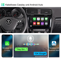 4+64GB Android 13 Autoradio Octa-Core Navi für VW Golf 7 Golf yl Schwarz 4G LTE WIFI ChatGPT DSP