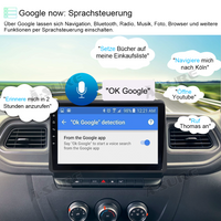 4+64GB Autoradio Android 11 Carplay für Renault Master Opel Movano B Nissan NV400